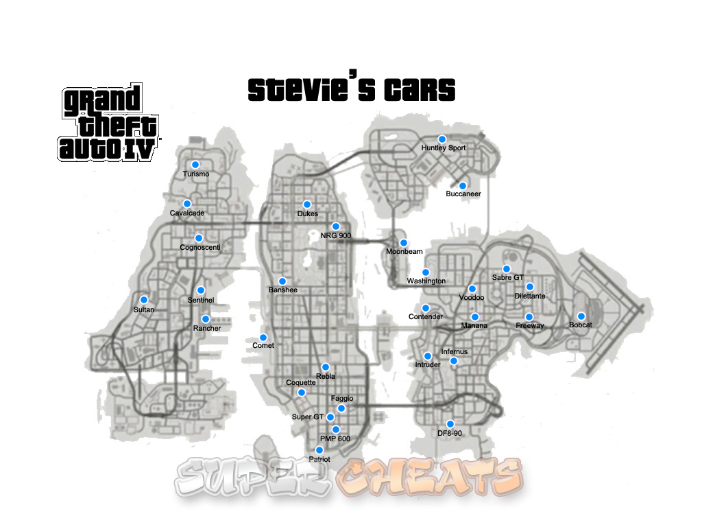 Stevie S Text Message Cars Grand Theft Auto 4 Guide And Walkthrough